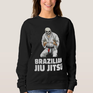 Jiu Jitsu Skeleton Brazilian Jiu Jitsu Mma Grappl Sweatshirt