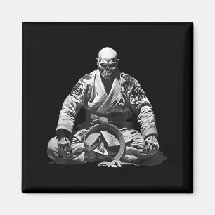 Jiu Jitsu Skeleton Martial Arts Taekwondo Lovers Magnet