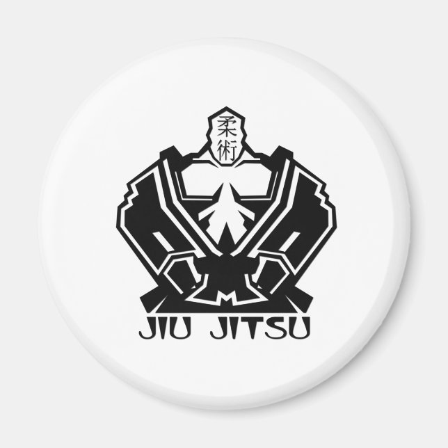 Jiu Jitsu - The Fighter Prepares Magnet (Front)