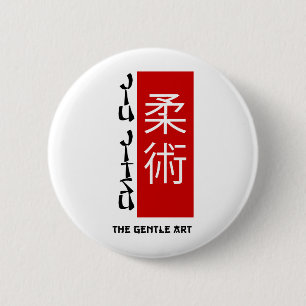 Jiu Jitsu - The Gentle Art 6 Cm Round Badge