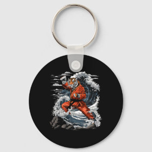 Jiu-jitsu Tiger Kung Fu Taekwondo Kickboxing Marti Key Ring