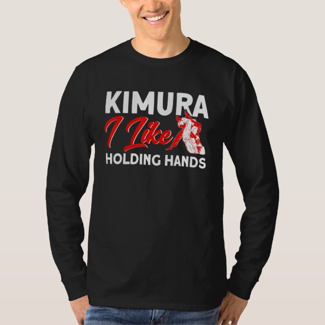 Jiu Jitsu Vintage Kimura Holding Hands T-Shirt (Front)