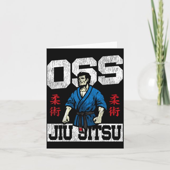Jiu Jitsu Vintage OSS Jiu Jitsu Card (Front)
