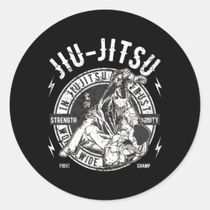 Jiu-Jitsu Wear Bjj Brazilian Jiu Jitsu Classic Round Sticker