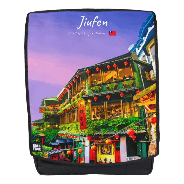 Jiufen, Taiwan - Ancient Teahouse Backpack (Front)