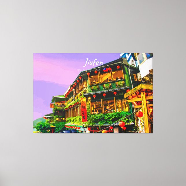 Jiufen, Taiwan - Ancient Teahouse Canvas Print (Front)