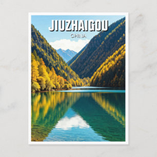 Jiuzhaigou Valley National Park China Postcard