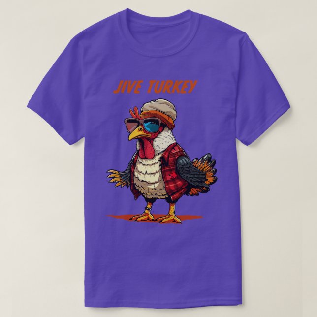 Jive Turkey Retro Slang T-Shirt (Design Front)