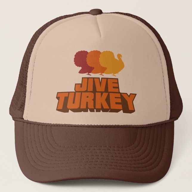 Jive Turkey Retro Trucker Hat (Front)