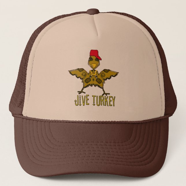 jive turkey trucker hat (Front)