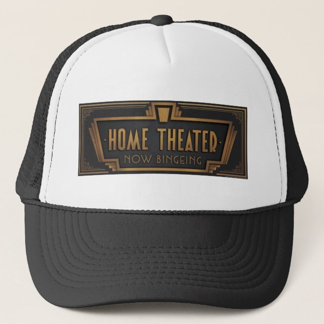 JJ76 Home Theatre.tif Trucker Hat (Front)