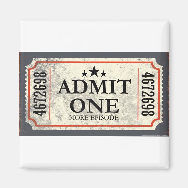 JJ81 Admit One.tif Magnet (Front)