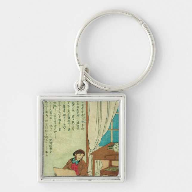 JJ Audubon  on a trip to Japan disovers a rat Key Ring (Front)