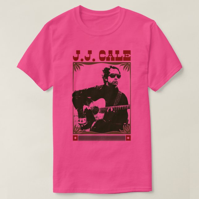 JJ Cale Retro Fan Design T-Shirt (Design Front)