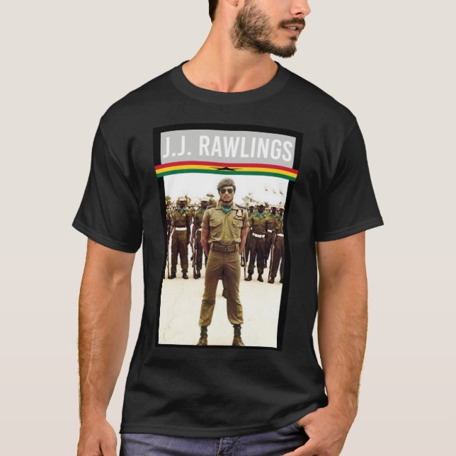 JJ Rawlings Ghana Classic T-Shirt (Front)