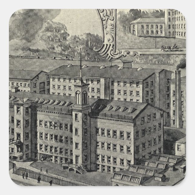 JJ Regan Factory Square Sticker (Front)