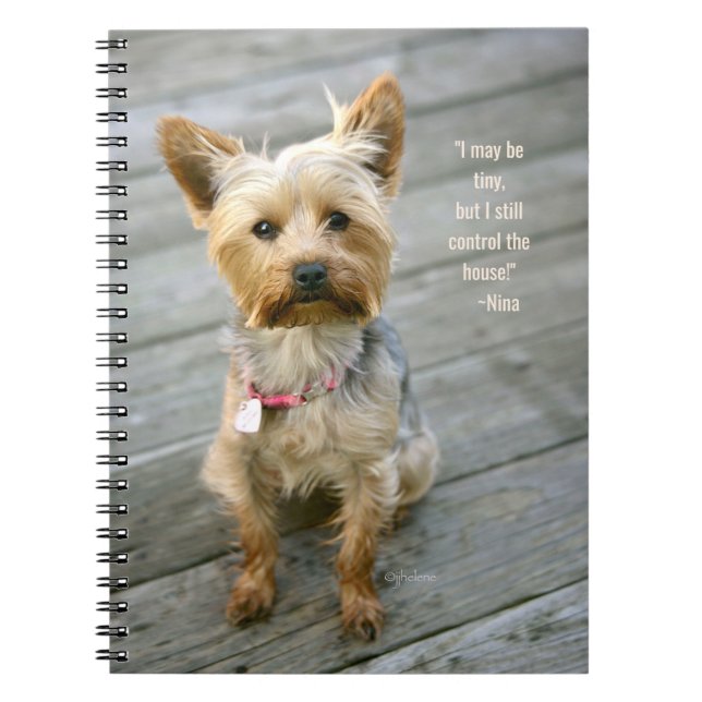 jjhelene Yorkshire Terrier "Nina" - Notebook (Front)