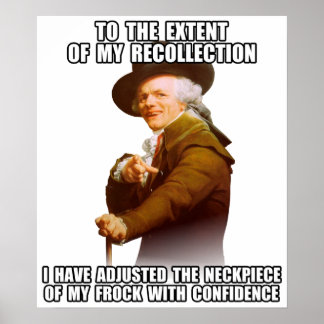 Jjoseph Ducreux Archaic Rap Poppin' Neckpiece Poster