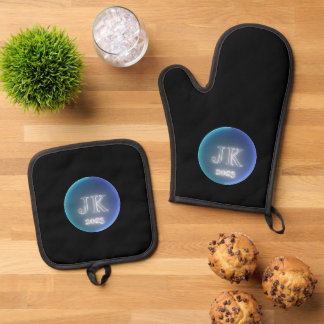 JK 2023 Oven Mitts Pot Holder Oven Mitt & Pot Holder Set