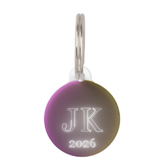 JK 2026 Round Pet Tag