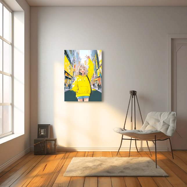 JK Art Panel Overflowing with Smile to Achieve 50, Canvas Print (Creator Uploaded)