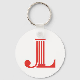 JL Button Keychain