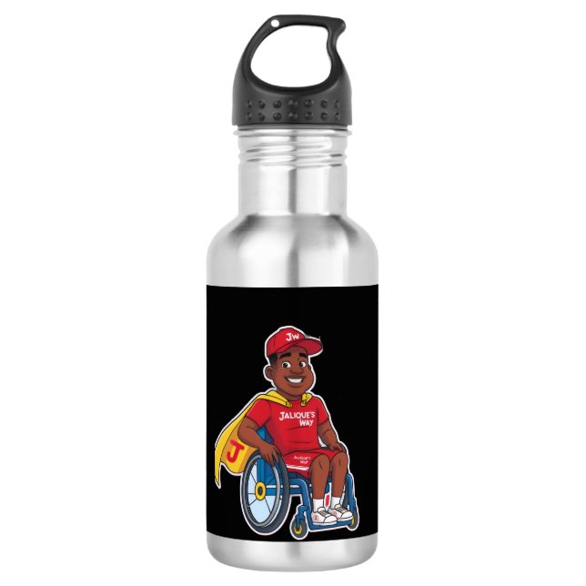 JLon Superhero Hydration Bottle (Front)
