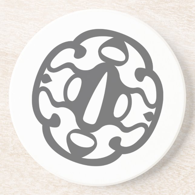 JMAC Sandstone Coaster - Grey (Front)