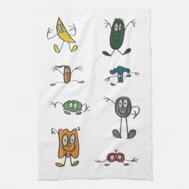JMCdesign Foodie Kitchen Towel (Vertical)