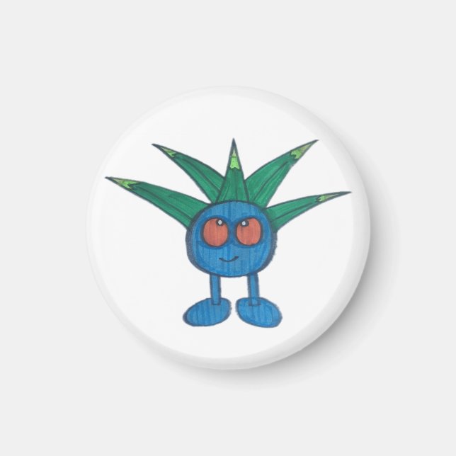 JMCdesign Oddish Magnet (Front)