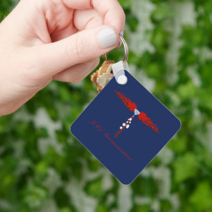 JML Communications Tower Logo Key Ring