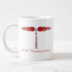 JML Communications Tower Logo Large Coffee Mug