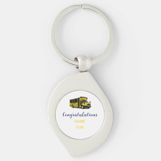 JML Transit Congratulations Key Ring (Front)