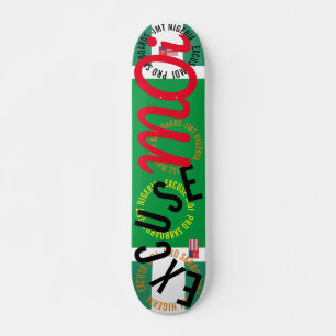 JMT NIGERIA  EXCUSE MOI 7 3/4" Skateboard Deck