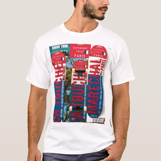 JMT PARIS  / JAMAICA Men's Basic T-Shirt (Front)