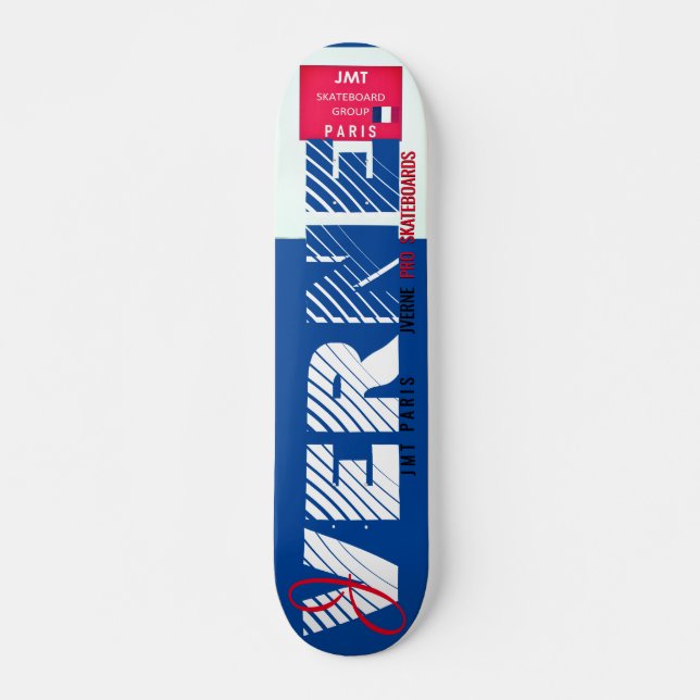 JMT PARIS  JVERNE  7 3/4" Skateboard Deck (Front)