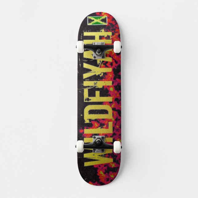JMT SKATEBOARD: WILDFIYAH /INTERLUDE PIXTURES SKATEBOARD (Front)