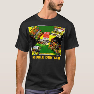 JMT TROUBLE DEH YAH. Basic Dark T-Shirt
