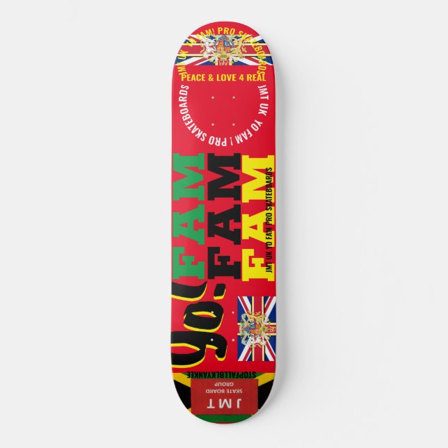 JMT UK  FAM 8 1/4" Skateboard Deck (Front)