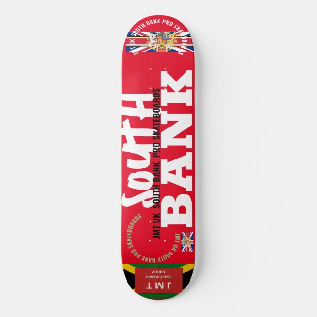 JMT UK  SOUTH BANK 8 1/4" Skateboard Deck (Front)