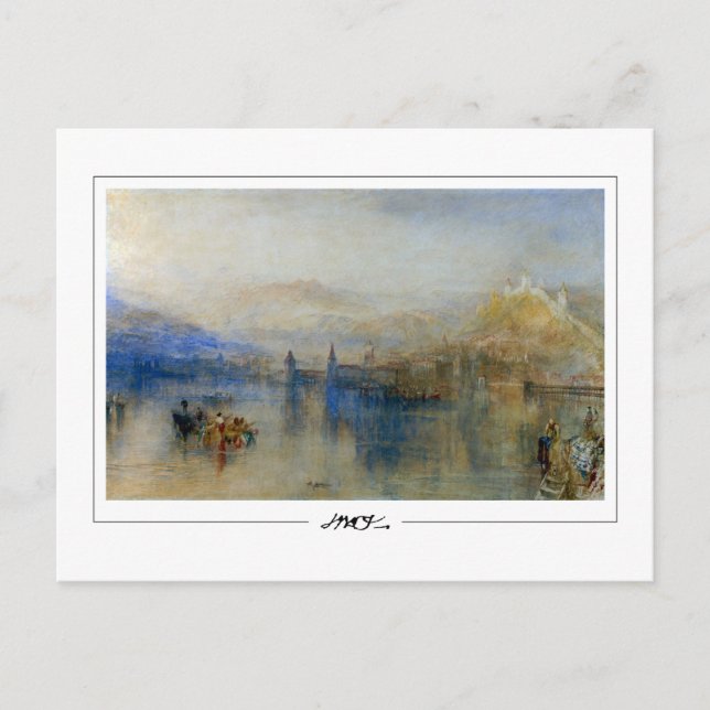 JMW Turner #9-3 - Fine Art Postcard (Front)
