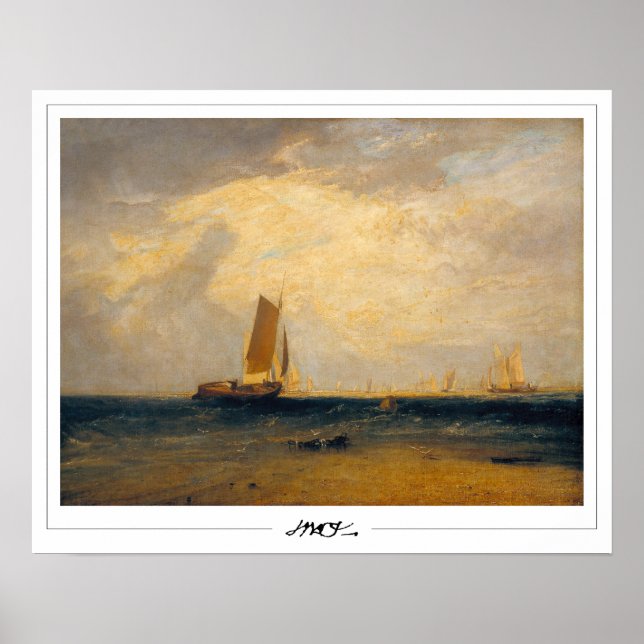 JMW Turner Zedign Art Poster #13-3 (Front)