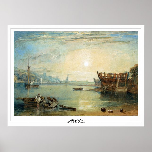 JMW Turner Zedign Art Poster #18-2 (Front)