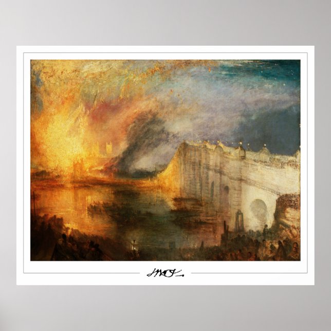 JMW Turner Zedign Art Poster #19-3 (Front)