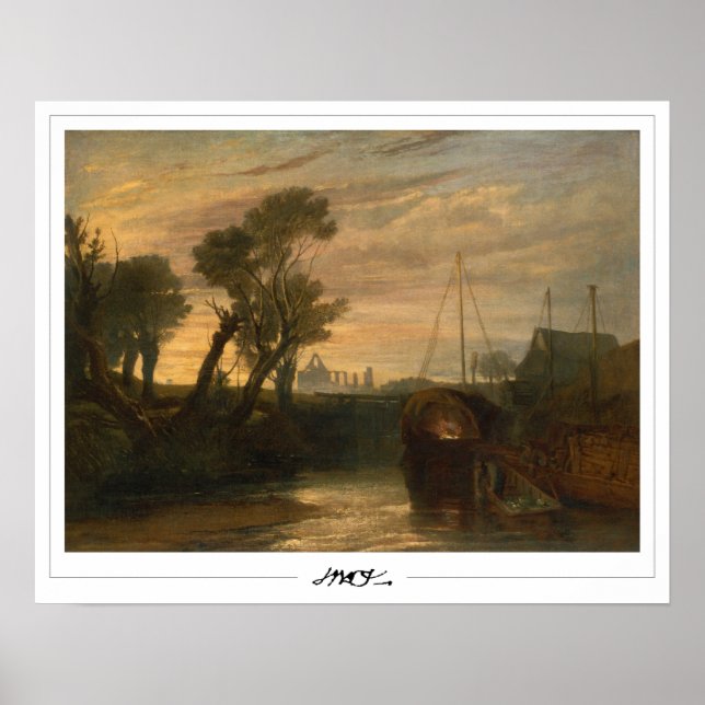 JMW Turner Zedign Art Poster #20-2 (Front)