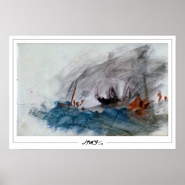JMW Turner Zedign Art Poster #230 (Front)