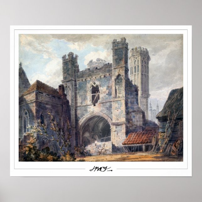 JMW Turner Zedign Art Poster #27-2 (Front)