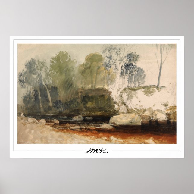 JMW Turner Zedign Art Poster #520-2 (Front)