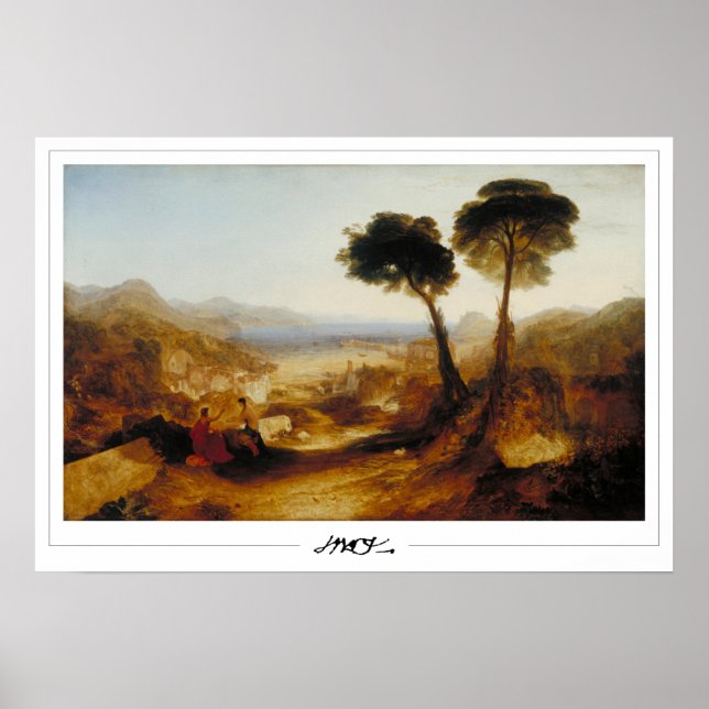 JMW Turner Zedign Art Poster #8-3 (Front)