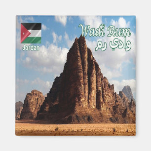 JO - Jordan - Wadi Rum - Seven Pillars Magnet